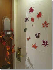 Cabin B205 Decorated for Fall